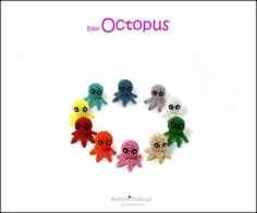 an image of octopus beads in the shape of small squides on a white background