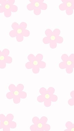 a pink flower pattern on a white background