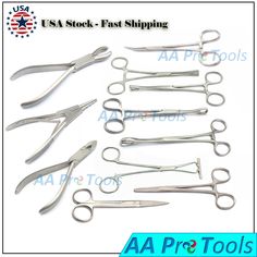 Buy More Save More, Bulk Buying Discounts Available At AAPRO TOOLS Instrument Name:- AA Pro: Steel Body Piercing Tools Septum Hemostat Forceps Dermal Scissors 16 variations                         Pick Up Your Choice Material:-  Premium Quality Stainless Steel Return Policy:-  Buy with confidence, But if you are not satisfied with our product just return it in same condition and we offer exchange or full refund . Quality:- All Our Instruments Are Made Of High Quality Stainless Steel Payment Meth Piercing Tools, Bulk Buying, Piercing Kit, Beauty Tattoos, Body Art Tattoos, Bobby Pins, Return Policy, Health And Beauty, Premium Quality