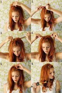 18 Ways To Get Your Bangs Out Of Your Face Pulled Back Bangs Hairstyles, Hair Up With Bangs, Hippy Hair, Lazy Girl Hairstyles, Hair Tricks, Fancy Hair