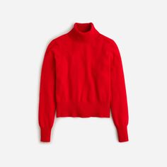 Cashmere shrunken turtleneck sweater Shrunken Sweater, Suit Guide, Women Shirt Top, Red Pullover, Sweater For Women, Thanksgiving Outfit, Red Sweaters, Cashmere Sweaters, Best Gift