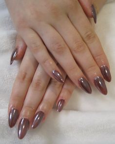 Dark Brown Chrome Nails, Brown Chrome Nails, Brown Chrome, Dream Nails, Chrome Nails, Dark Brown, Nails