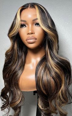 Money Piece Highlight Blonde, Money Piece Highlight, Wig Kit, Highlight Blonde, Free Wig, Remy Hair Wigs, Synthetic Lace Wigs, Raw Hair