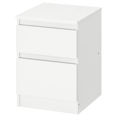 KULLEN Cómoda de 2 cajones, blanco, 35x49 cm - IKEA Ikea Kullen, Ikea Bissa, Malm Dressing Table, Ikea Chest Of Drawers, Ikea Website, Painted Drawers, Ikea Malm, Plastic Edging, Storage Footstool