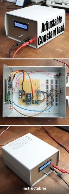 an electronic device with wires attached to it and the words, adjustableable constant load