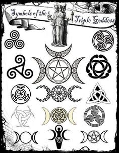 symbols of the triple goddesss