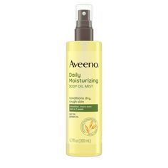 Condition and nourish your skin with Aveeno Daily Moisturizing Dry Oil Mist. Ideal for sensitive skin care, this body oil spray immediately moisturizes dry, rough skin; 92% of testers agree that skin instantly looks smoother and more even after application. From a dermatologist-recommended skincare brand for over 65 years, this daily moisturizing body oil is formulated with 98% naturally derived ingredients including oat oil, which is rich in lipids and fatty acids to help condition skin, and jo Best Body Oil, Moisturizing Body Oil, Body Oil Spray, Dry Body Oil, Oil For Dry Skin, Moisturizing Body Lotion, Dry Oil, Oil Moisturizer, Best Oils