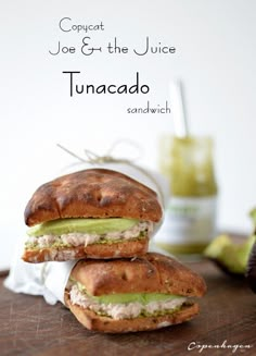 Joe The Juice, Pesto Sandwich, Joe And The Juice, Tuna Avocado, Loud Music