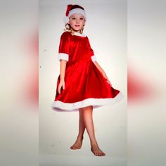 New With Tags Soft And Comfy Hal73 Santa Claus Costume, Christmas Santa Claus, Dress Suit, Christmas Girl, Costume Dress, Dress Suits, Christmas Santa, Kids Costumes, Santa Claus