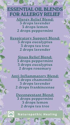 Top Essential Oils and Blend Recipes for Allergies Allergy Relief Essential Oils Rollerball, Essential Oil Diffuser Blends For Allergies, Essential Oils For Decongestion, Essential Oil Blend For Allergies, Doterra Allergy Blend, Diffuser Blends For Allergies, Roller Ball Essential Oil Recipes, Recipes For Allergies, Allergy Essential Oil Blend