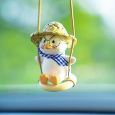 PRICES MAY VARY. 1.🎁Car Ornaments: This swing duck is swinging on your car,and the cute design makes your car which can well eliminate the driver's visual fatigue and increase safety. 2.🎁Material: Made of high-quality gypsum plaster。It is non-toxic to children and adults.More safe & more funny to use it. 3.🎁Cute Size: Duck is approx 2.83*2.17 inch（7.2*5.5cm*）, the rope is approx 13 inch/ 33cm. 4.🎁Ideal Gift:We offer the white gift box,so you can give anybody directly with this perfect packag Cute Car Decor, Duck Cute, Car Mirror Hanging Accessories, Car Interior Diy, Car Rearview Mirror Accessories, Mirror Car Accessories, Duck Ornaments, Kids Graduation, Rear View Mirror Accessories