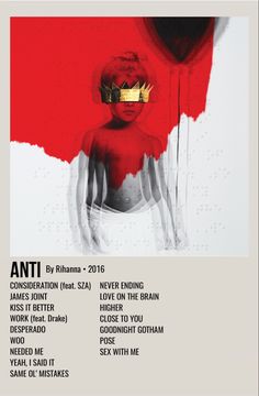 a poster with the words antii on it and an image of a woman's torso