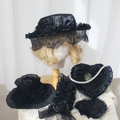 This price is for a hat or a mini hat only. Vintage Mini Hats With Curved Brim For Costume Party, Elegant Flat Brim Hat As Gift, Vintage Mini Hats With Short Brim For Costume Party, Brimmed Mini Hats For Church, Black Wide Brim Hat As A Gift, Black Wide Brim Hat As Gift, Black Hats As Spring Gifts, Black Hats For Spring Gifts, Black Hat For Spring Gift