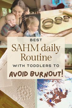 the best sahm daily routine with toddlers to avoid burnout, and how to use them