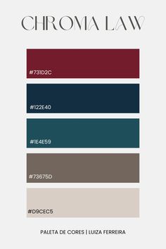 the color scheme for an italian law firm