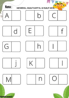 the printable worksheet for letter recognition