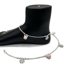 Name of product: 925 Sterling Silver Light Weight Anklet / Silver Payal Weight:36.3 grams. Length: 27.5 centimeter  FREE EXPRESSS SHIPPING  -----Feedback::- A satisfied customer is our top priority and your feedback forms the backbone of our success. Don't forget to give positive feedback along with good ratings. Thank You Silver Anklet As A Gift, Silver Payal, Adjustable Silver Nickel-free Anklets, Sterling Silver Anklet, Silver Lights, Silver Anklets, Anklet Jewelry, Body Jewellery, Body Jewelry