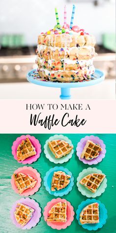 how to make a waffle cake