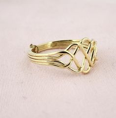 Ladies 4 Band Puzzle Ring. 14K Gold Puzzle Ring.  weight :  3 gr Puzzle Ring, Band Rings, Jewelry Rings, Yellow Gold, Band, Etsy Uk, Ring, Yellow, Gold