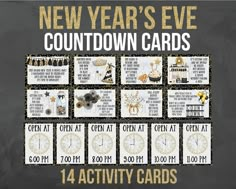 the new year's eve countdown cards are now available