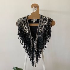 Perfect For All Festivals. One Of A Kind Item - Made This Myself. Beads Are Attached To The “Vest” Part Of The Poncho - Has A Clip That Brings The Two Sides Together. There Are Some Tiny Beads Missing But Not Noticeable At All. 100% Suede. Trade Requests And Lowball Offers Will Not Be Accepted Please Ask All Questions Prior To Purchasing! If Purchased, Your Item May Be Shipped In Recycled Packaging Tags: Festival Burning Man Coachella Lib Lightning In A Bottle Desert Hearts Ocean Moon Edc Little Black Diamond Bglittz Dollskill Rave With Migente Wekoko Iheartraves Boho Gypsy Leather Poncho, Desert Hearts, Beaded Vest, Lightning In A Bottle, Fringe Festival, Tiny Beads, Burning Man, Recycled Packaging, Black Diamond