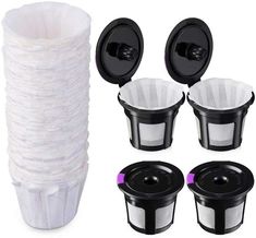 4 cups and 10 filters for air fryer