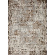 an area rug with brown and white colors