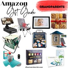 there are many items that can be found in this gift guide for grandparents and grandmas