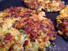 some food is being cooked in a skillet