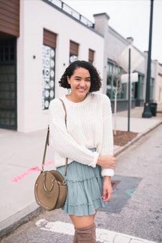 white sweater outfit spring, white sweater outfit spring color combos, everyday outfits, trendy outfits, white sweater outfit oversized, white sweater outfit dressy boots, cropped white sweater outfit, green mini skirt outfit spring, mint green mini skirt outfit, green mini skirt outfit casual, spring outfits 2020 trends, early spring outfits casual late winter, spring outfits black women, early spring outfits, spring outfits 2020 trends casual #earlyspring #springoutfits #spring #trendyoutfits