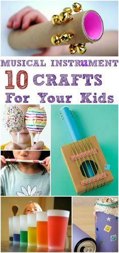 Top 10 Musical Instrument Crafts For Your Kids: There are plenty of ways to create musical instruments using little knick-knacks that you do not have any use for. Here are the top 10 homemade musical instrument crafts for kids to make Instrument Crafts For Kids, Musical Instrument Crafts For Kids, Instrument Crafts, Instrument Craft, Homemade Musical Instruments, Homemade Instruments, Diy Instruments, Music Crafts, Diy Musical Instruments