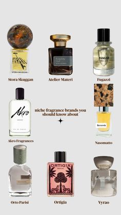 Niche Fragrance brands that you should know about! #nichegragrance #fragrance #perfume #perfumebrands #perfumes #fragrancecollection #smellamazing #smellgood #perfumesuggestions #trend Best Niche Perfumes, Niche Fragrances, Perfume Names, Fragrance Collection, Smell Good, Brand You