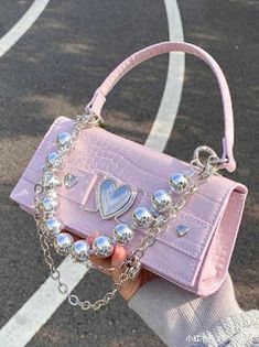 Aesthetic Bags, Cute Purses, Heart Decorations, Cute Bags, Womens Purses