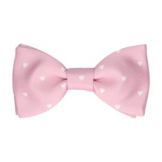 Polka Dot Hearts Pale Pink Bow Tie - Bow Tie with Free UK Delivery - Mrs Bow Tie Burgundy Pocket Square, Gold Pocket Square, Peach Bow Tie, Grooms And Groomsmen, Black Pocket Square, Pink Pocket Square, Green Pocket Square, Silver Bow Tie, Tartan Bow Tie