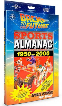 back to the future sports almanacc, 1950 - 2000 dvd boxset cover