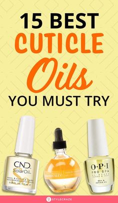 Nail cuticle oils are an effective way to hydrate and strengthen your nails. The best cuticle oils for nails will protect the nails from damages like cracking. Best Cuticle Oil, Nail Growth Tips, Grow Nails Faster, Dry Cuticles, Natural Nail Care, Cuticle Cream, Diy Beauty Treatments, Cuticle Care, Oil Pen