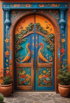 Heavy Door Design, Outdoor Doors Ideas, Door Design Drawing, Beautiful Doors Entrance, Main Door Design Photos, Unusual Doors, Wes Anderson Movie, Temple Door, Ornate Door