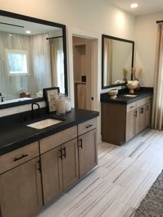 the bathroom is clean and ready to be used as a guest room or family room