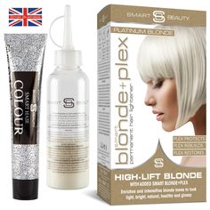 PRICES MAY VARY. ✅ PERMANENT HAIR DYE: Blonde permanent hair lightener with added platinum color toner, a perfect solution to blend, grey or silver or thinning hair. ✅ PLEX HAIR ANTI-BREAKAGE TECHNOLOGY: Helps nourish and rebuilds the micro-bond fiber structure of your hair making it healthier and stronger. ✅ EASY TO USE: Inside the home color kit is an informative step-by-step guide on how to color your hair and links to further helpful guides. ✅ NON-DRIP FORMULATION: In Platinum Blonde Hair Dye, Bleach Hair Dye, Afro Asian, Warm Blond, Ash Blonde Hair Dye, Toner For Blonde Hair, Hair Lightener, Blonde Hair Dye, Vegan Hair Dye