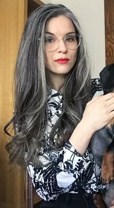 Black And Grey Hair, Salt And Pepper Hair, Gray Hair Growing Out