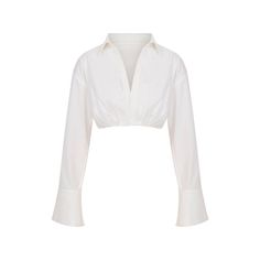 A must have piece. Loose-fit white crop shirt that tapers at the waist area. %100 cotton White Loose Shirt, White Crop Shirt, Aurora Shirt, White Long Sleeve Spliced T-shirt, White Stretch Cropped T-shirt, White V-neck T-shirt With Button Closure, White Moisture-wicking Long Sleeve T-shirt, White 3/4 Sleeve Top With Button Closure, Shirt Blouses Women's