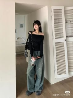 Peony Aesthetic, Acubi Fashion, Look Office, Street Outfits, Aesthetic Streetwear, Fairy Grunge, Grunge Style, 가을 패션, Korean Outfits