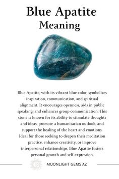 Blue Apatite Crystal Meaning, Apatite Crystal Meaning, Apatite Meaning, Blue Apatite Crystal, Apatite Crystal, Magical Stones