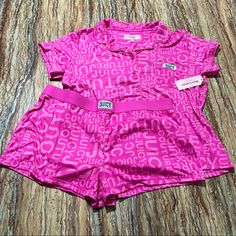 Juicy Couture Juicy Couture 2pc Button Down Pajama Set Size: Large Color: Pink Brand New With Original Tags. Juicy Couture | Pink | Barbiecore | Juicy | Y2k | Nwt Juicy Couture | Betsey Johnson | Steve Madden | Madden Girl | Pink Decor | Pink Bathset | Pink Washcloths | Juicy Couture Bath | Juicy Couture Velour | Juicy Couture Intimates | Glam | Cosmetics | Juicy Couture | Michael Kors | Tommy Hilfiger | Bebe | Coach | Juicy Couture Cosmetics Bag | Karl Lagerfeld | Pink Aesthetic | Pink Accessor Velvet Matching Set, Black Sleepwear, Hot Pink Juicy Couture Tracksuit, Hot Pink Juicy Couture, Pink Juicy Couture Hoodie, Juicy Couture Daydreamer Bag Pink, Juicy Couture Handbags Pink, Lounge Wear Set, Juicy Couture Purse