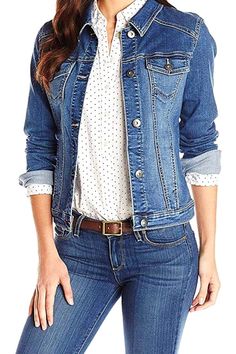 Wrangler Authentics Women's Authentics Denim Jacket Couture Style, Outfit Shopping, Coat Outfit, Wardrobe Classic, Shoes Outfit, Beauty And Fashion