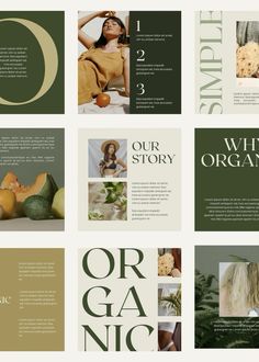 brochure design for organic magazine