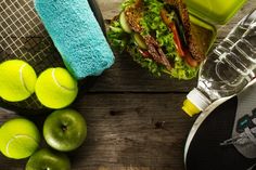 Concept Sneakers, Healthy Sandwich, Body Change, Bottle Of Water, My Motivation, Herbalife Nutrition, Tennis Balls, Wooden Background, Eat Right