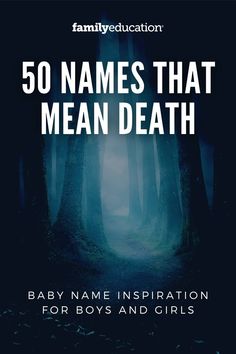 Gothic Gender Neutral Names, Male Demon Names And Meanings, Names That Have Dark Meanings, Necromancer Female Names, Dark Gender Neutral Names, Scary Boy Names, Names With Dark Meanings Male, Gender Neutral Fantasy Names With Meaning, Aesthetic Non Binary Names