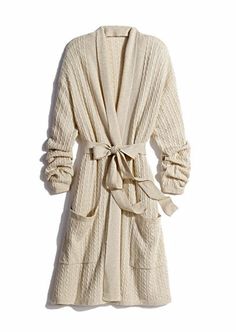 cashmere cable knit robe from Marshall's..I want this!!!!!!! HOLY HELL I NEED THIS. I NEED MORE THAN ONE ROBE Cashmere Robe, The Perfect Christmas, Comfy Cozy, Christmas Gifts For Kids, Holiday Gift Guide, Perfect Christmas, Comfy Outfits, Nightwear, Art Work