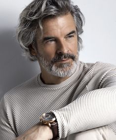 Men With Grey Hair, Men's Long Hairstyles, Long Gray Hair, Lost Hair